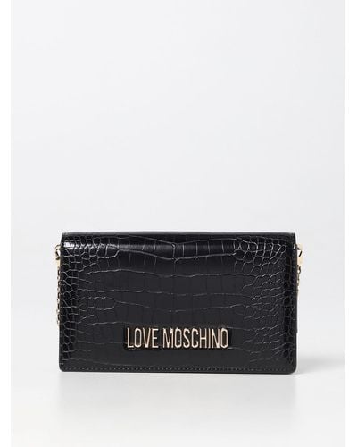 Love Moschino Borsa wallet in pelle sintetica - Nero