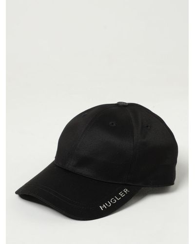 Mugler Cappello in cotone - Nero