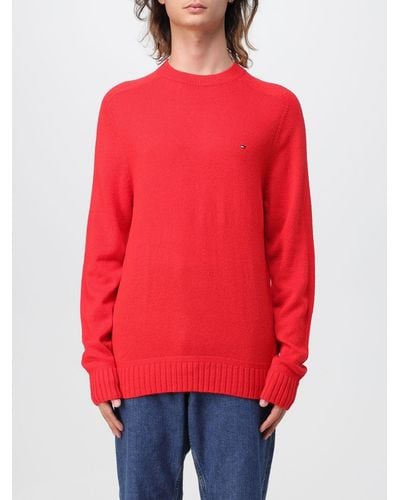 Tommy Hilfiger Crew Neck Sweater - Red