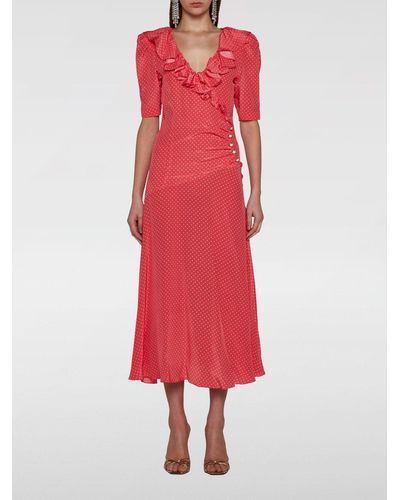 Alessandra Rich Dress - Red