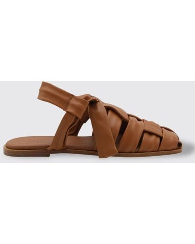 Hereu Flat Sandals - Brown