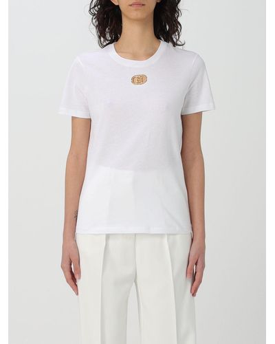 Elisabetta Franchi T-shirt - Weiß