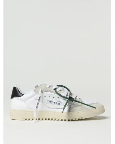 Off-White c/o Virgil Abloh 5.0 Trainers In Canvas And Leather - Metallic