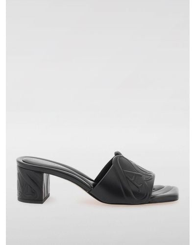 Alexander McQueen Heeled Sandals - Black