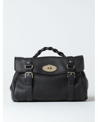 Mulberry Alexa Bag In Grained Leather - Black