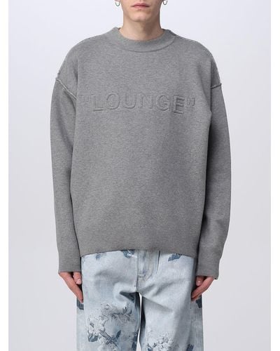 Off-White c/o Virgil Abloh Sweatshirt In Cotton And Viscose - Grey