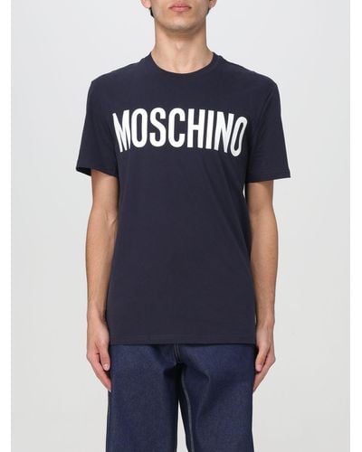 Moschino T-shirt in jersey di cotone - Blu
