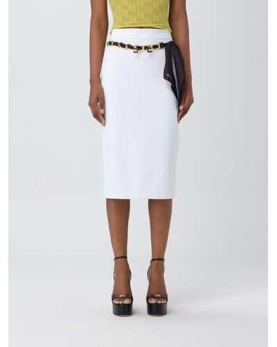 Elisabetta Franchi Skirt - White