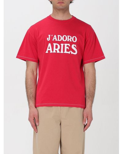 Aries T-shirt J'adoro in cotone - Rosso
