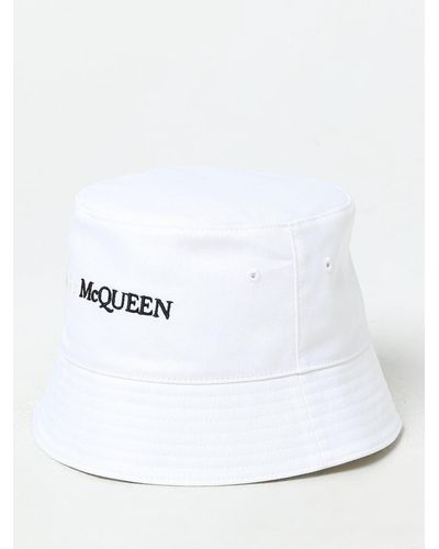 Alexander McQueen Chapeau - Blanc