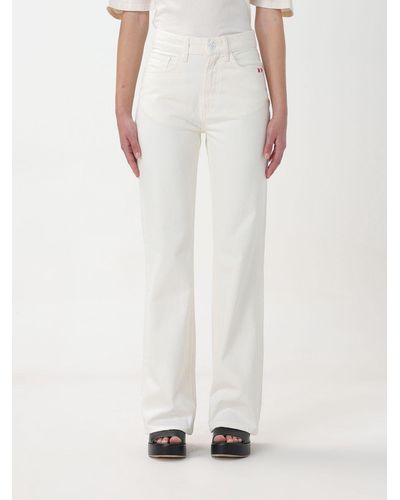 AMISH Jeans in denim - Bianco