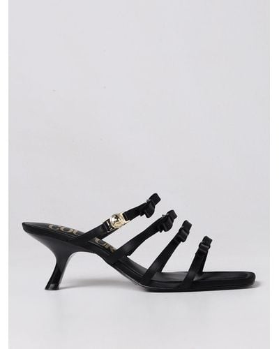 Versace Jeans Couture Sandales à talons - Noir