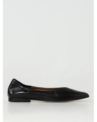 Anna F. Ballet Court Shoes - Black