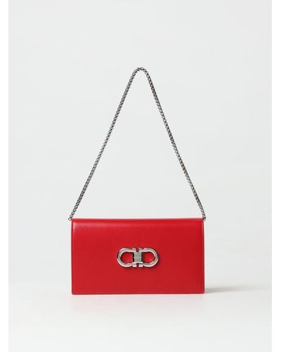 Ferragamo Shoulder Bag - Red