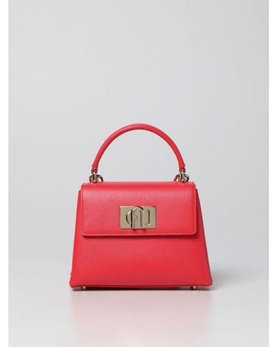 Furla 1927 Bag In Micro Grain Leather - Red