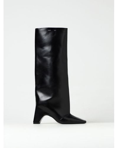 Coperni Flat Ankle Boots - Black