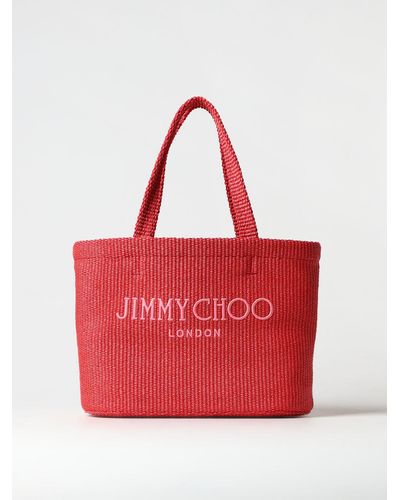 Jimmy Choo Tote Bags - Red