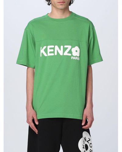 KENZO T Shirt Mm Man - Green