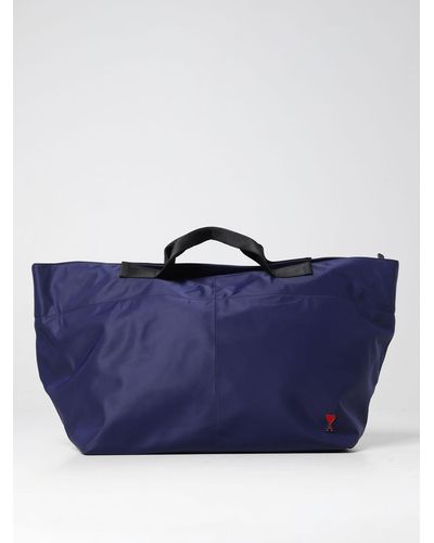 Ami Paris Travel Bag - Blue