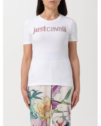 Just Cavalli T-shirt con logo - Bianco