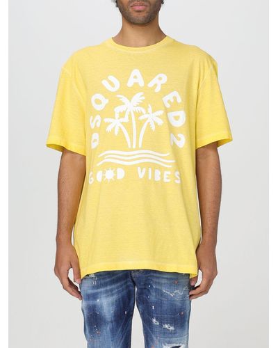 DSquared² T-shirt - Gelb