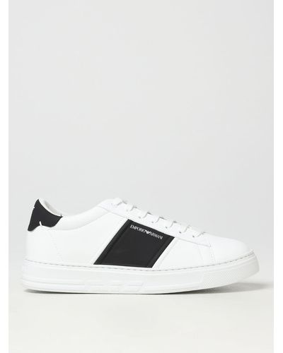 Emporio Armani Baskets - Blanc