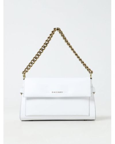 Orciani Borsa Missy Couture in pelle - Bianco