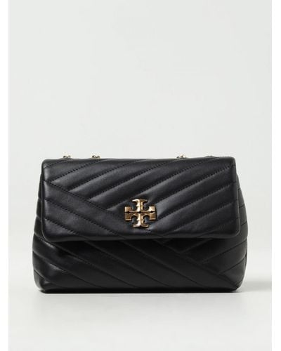 Tory Burch Kira Bag In Quilted Leather - Black
