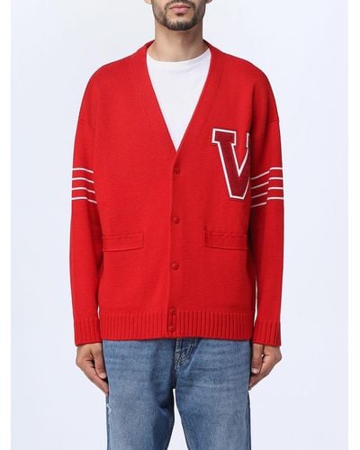 Valentino Wool Cardigan - Red