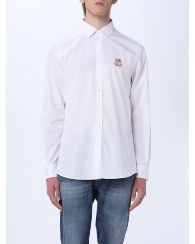 Moschino Shirt In Cotton - White