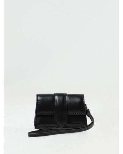 Black Quilted Lattice Genuine Leather Clutch Handbag Wristlet 1106 – YALUXE