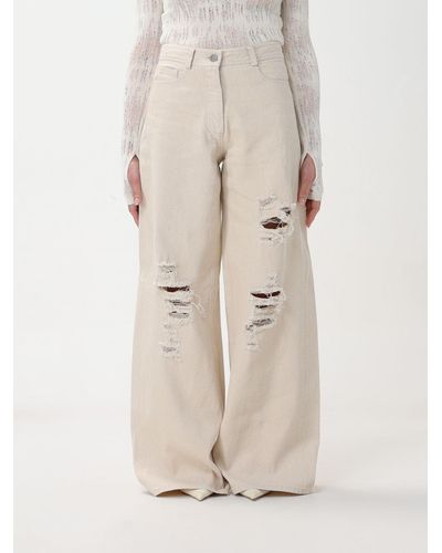 Isabel Benenato Trousers - Natural