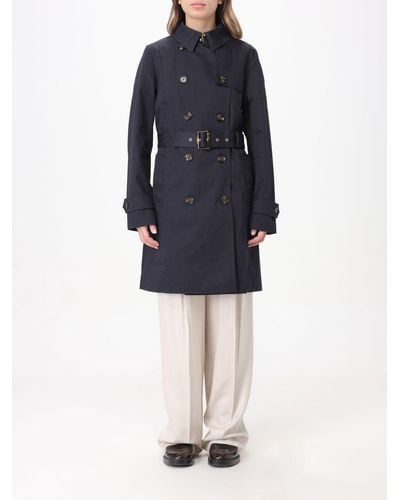 Barbour Trench Coat - Blue