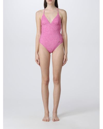 Etro Swimsuit In Lycra - Pink