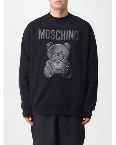 Moschino Sweatshirt In Cotton - Blue