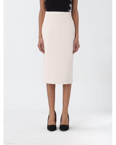 Elisabetta Franchi Skirt - Natural