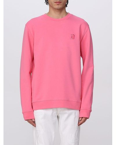 Dondup Sweatshirt In Cotton - Pink
