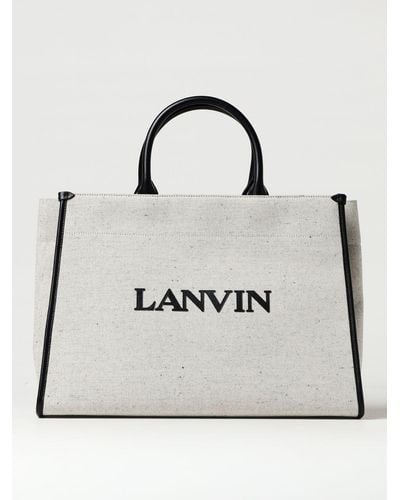 Lanvin Tote Bags - Natural