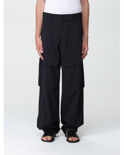 MSGM High Waist Pocket Detailed Pants - Black