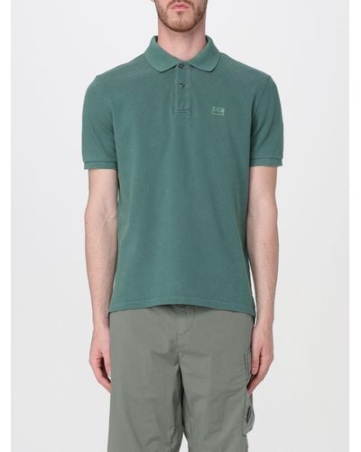 C.P. Company Polo in piquet di cotone - Verde