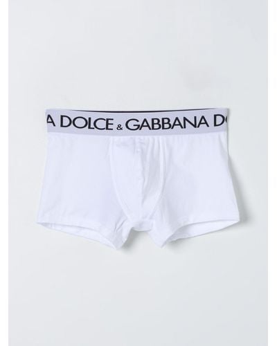 Dolce & Gabbana Boxer in cotone stretch - Blu