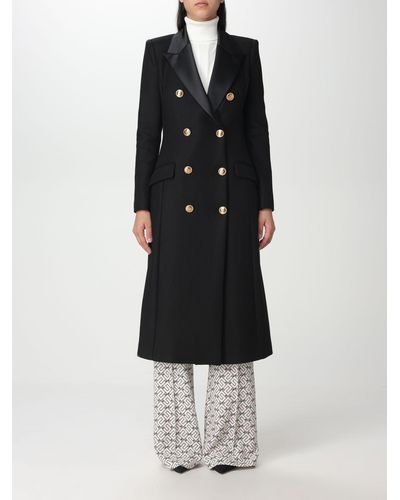 Elisabetta Franchi Manteau - Blanc