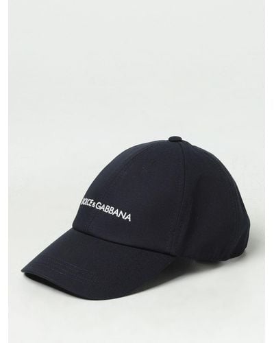 Dolce & Gabbana Cappello in twill - Blu
