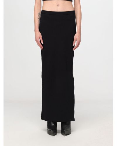 T By Alexander Wang Gonna in cotone stretch - Nero