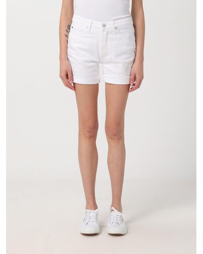 7 For All Mankind Pantaloncino - Bianco