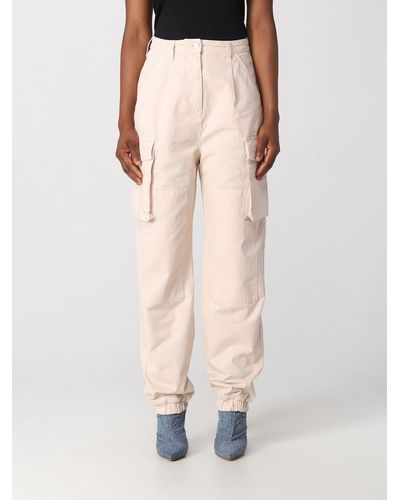 Moschino Jeans Pantalone in gabardine - Neutro
