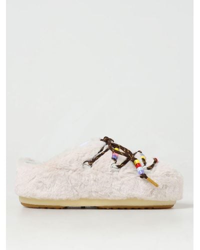 Moon Boot Flat Shoes - Natural