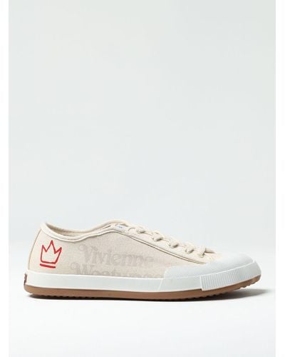 Vivienne Westwood Sneakers Animal Gym in canvas riciclato - Bianco