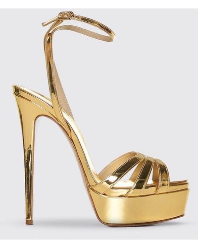 Le Silla Heeled Sandals - Metallic