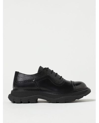 Alexander McQueen Zapatos de cordones - Negro